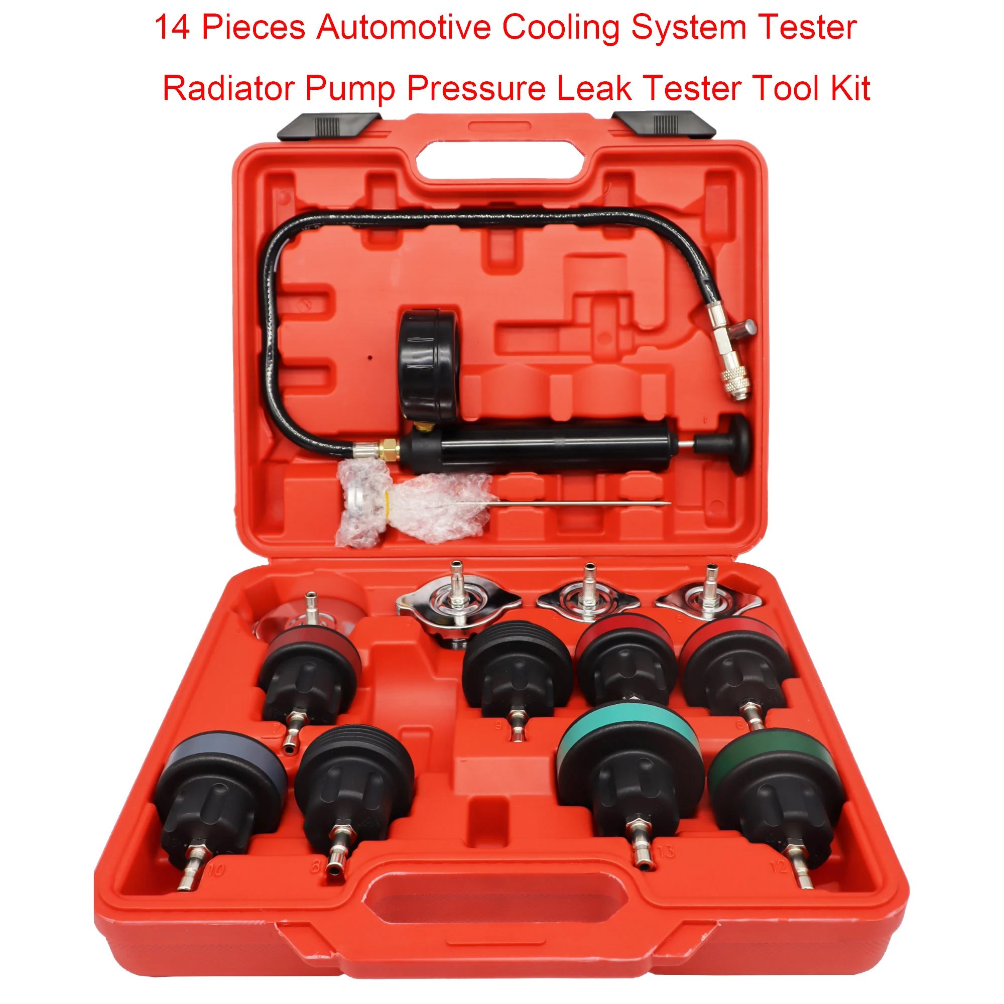 Radiator Pressure Tester - Kit de Testeur de Pression Universel,
